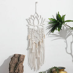 Lotus Flower Macrame Wall Hanging