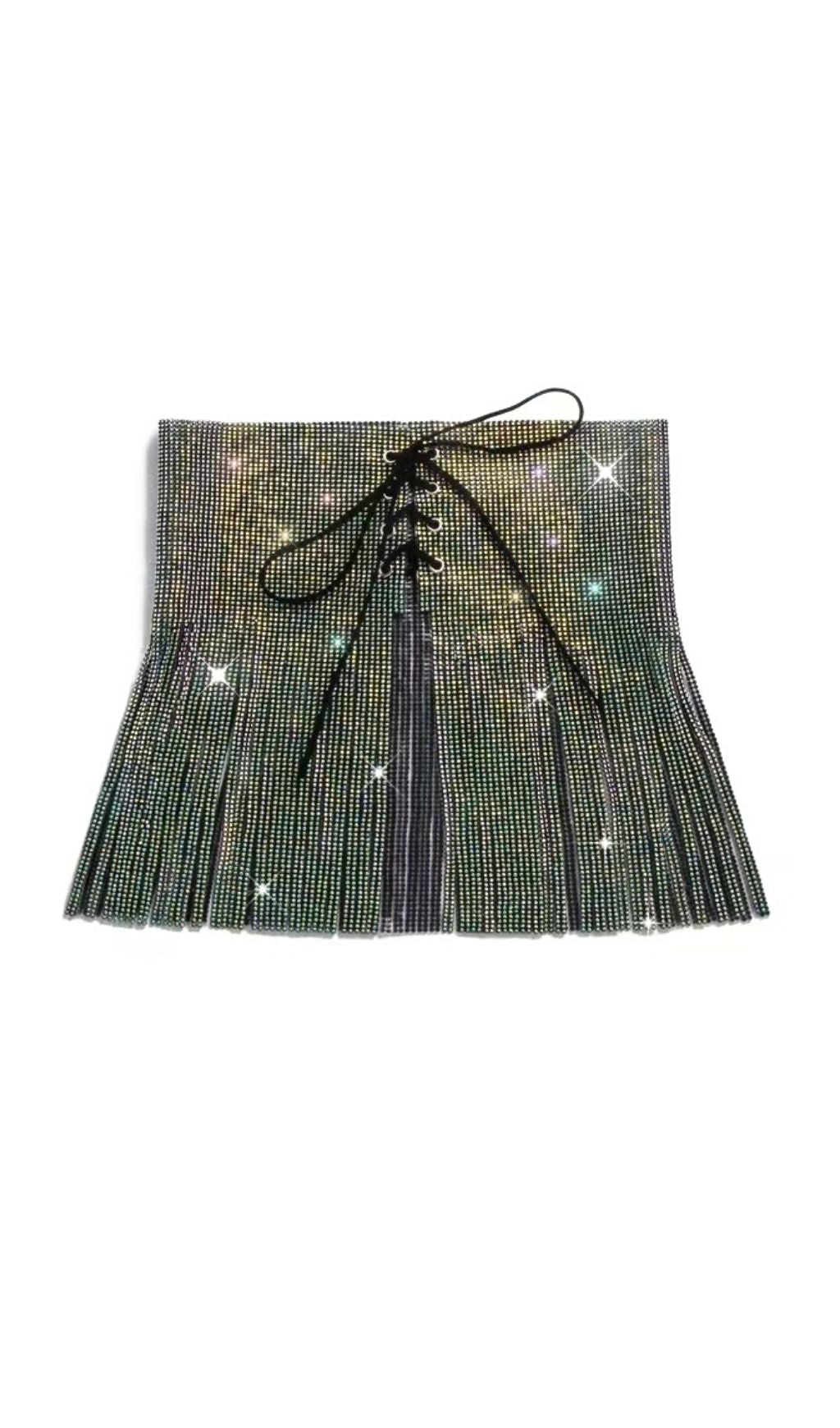 SEQUIN CRYSTAL MINI SKIRT