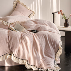 Cozy European Textured Thick Bedding Set