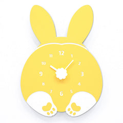 Cartoon Panda Kitty Corgi Bunny Wall Clock