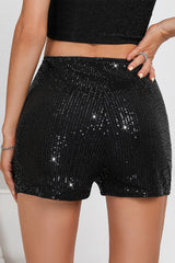 Bling Metallic Shorts for Skinny Party Nightclub Dance Bottoms