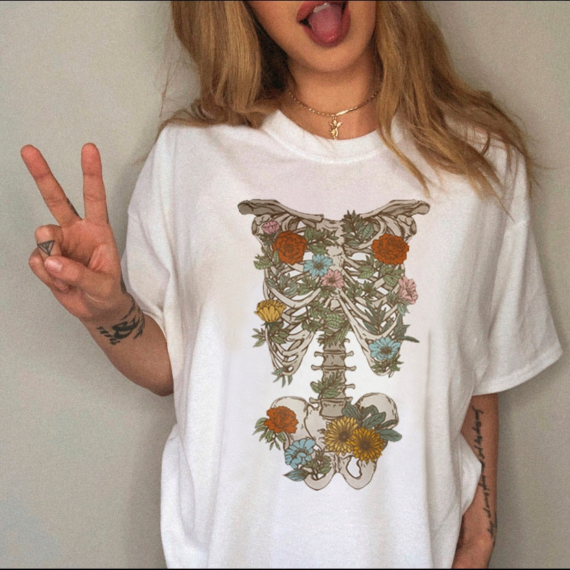 Summer 90s T-shirt Cartoon Printing WomenT-shirt