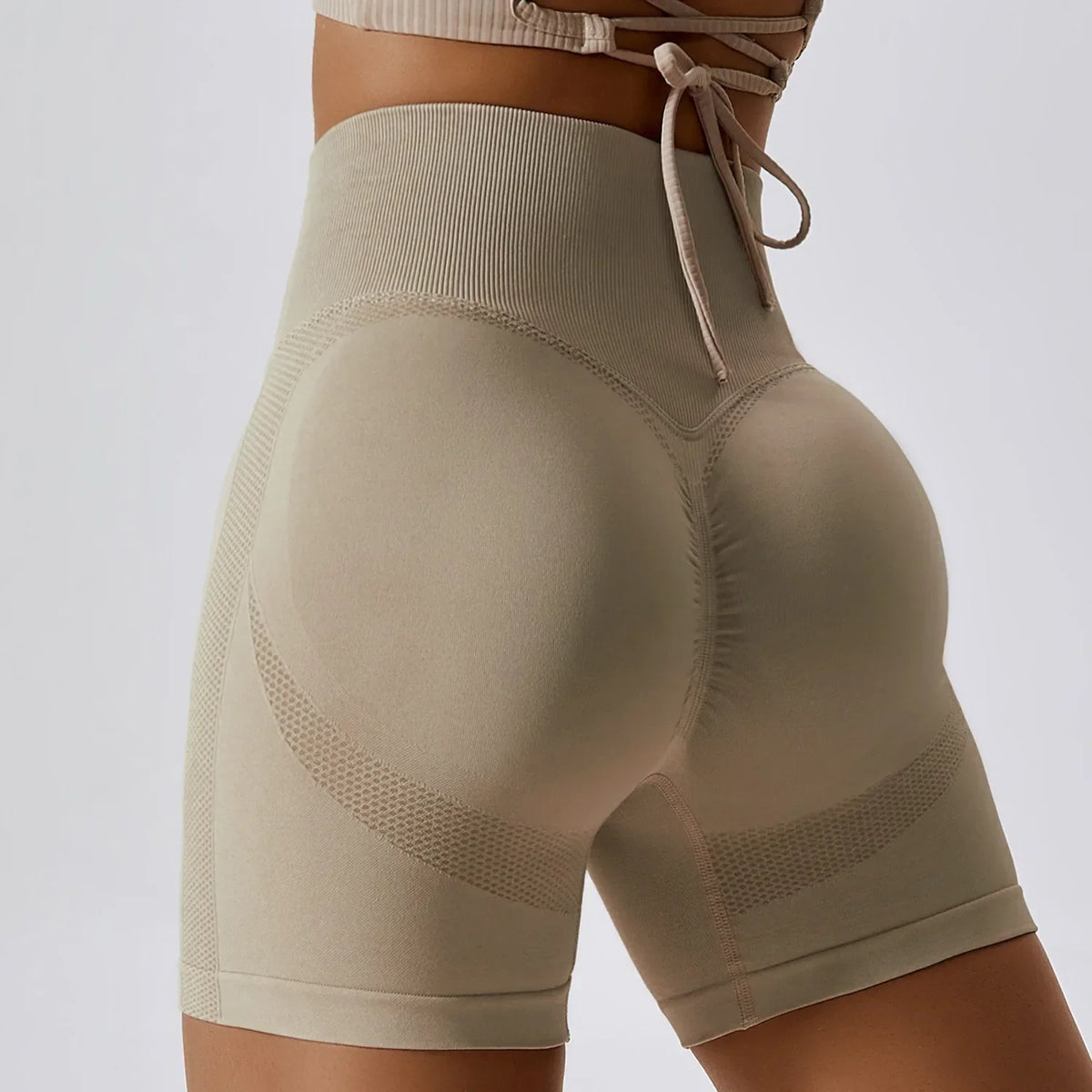 Waist Cycling Shorts Gym Workout Scrunch Push Up Legging Yoga Sports Short