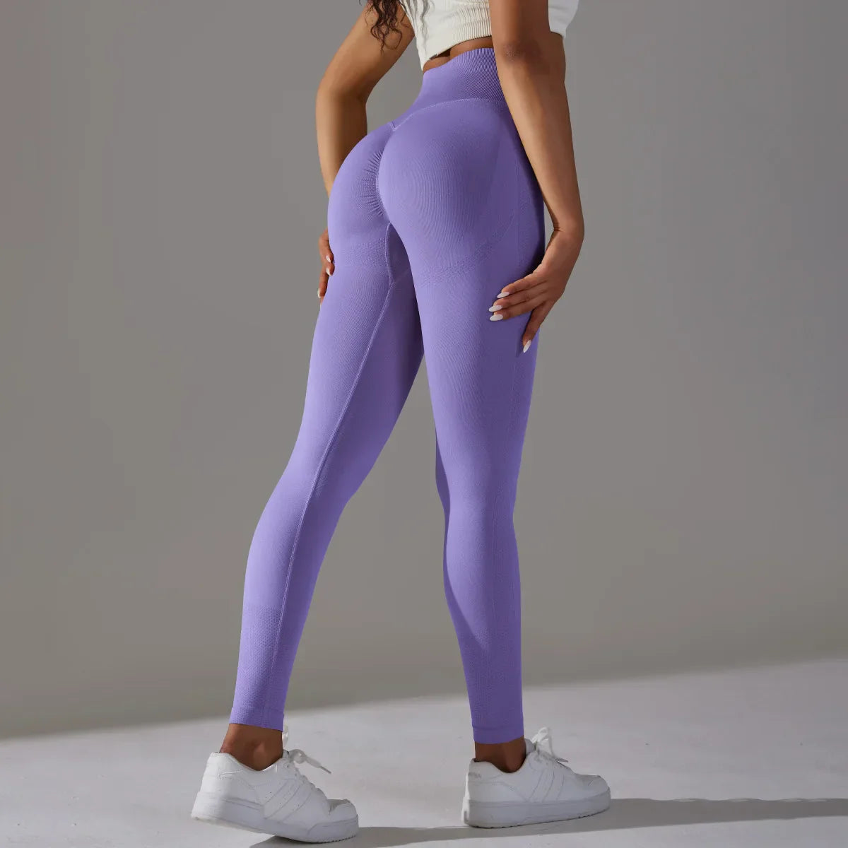 Woman High Waist Yoga Pants Running Elastic Tights Female Sportswear Sports Leggings