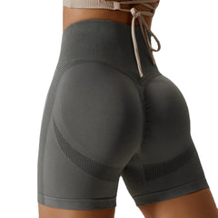 Peach High Waist Comfort Support Yoga Sports Short