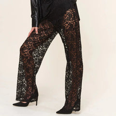 Sheer Lace Transparent Halloween Pants