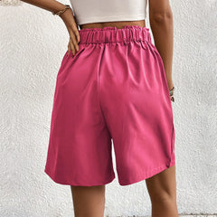 Leg A-Line Streetwear Fashion Y2k High-Waisted Casual Drop Shipping Shorts