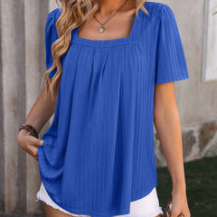 FashionSierra Casual Loose Vintage Elegant Summer Youth Female Blouse