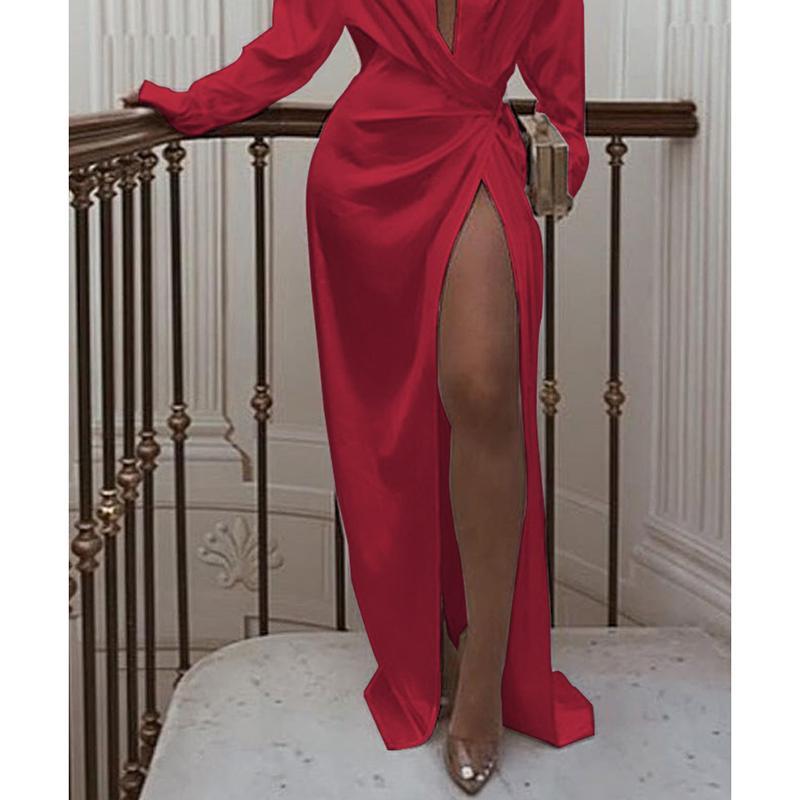 Solid twisted design shirt dress