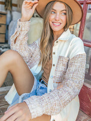 Turn-down Collar Long Sleeves Chic Cardigans Commuting Female Outerwear Coat