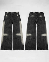Vintage Washed Baggy Halloween Pants
