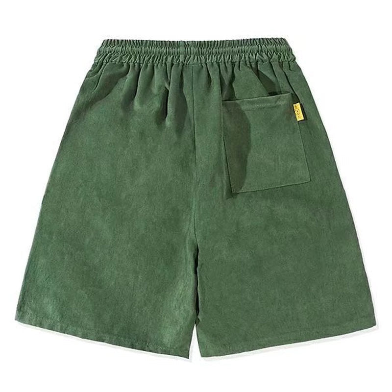 Streetwear Hip Hop Cargo Sports Shorts Men Harajuku Letter Printed Loose Elastic Waist Casual Pants