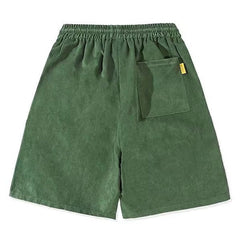 Streetwear Hip Hop Cargo Sports Shorts Men Harajuku Letter Printed Loose Elastic Waist Casual Pants