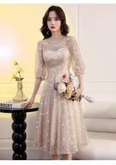 New Stylish O-Neck Summer Evening Dress