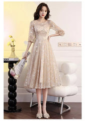 New Stylish O-Neck Summer Evening Dress