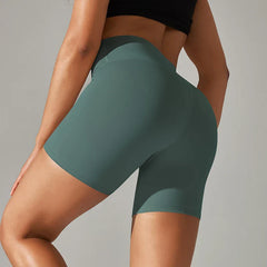 Summer Waist Push Up Fitness Leggings Running WomenWorkout Pants Bike Sports Short