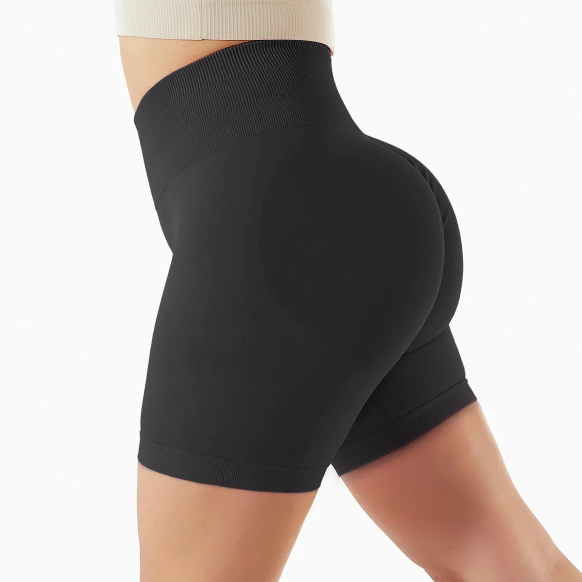 Waist Gym Workout Booty Scrunch Push Up Yoga Legging Woman Sports Short