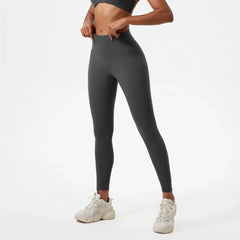 Soft Fabrics High Waist Tights Push Up Breathable Gym Woman Sports Leggings