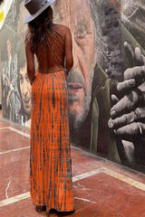 Stretch Lace-Up Sexy Casual Beach Female Boho Dress