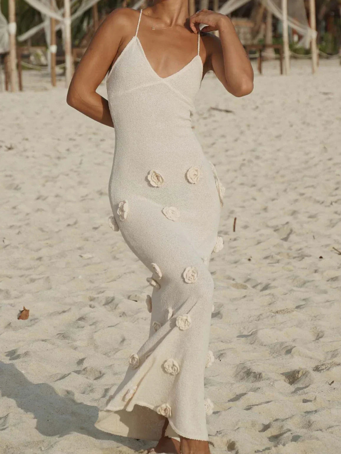 Summer Patchwork V Neck Short Sleeve Elegant Gown For Casual Dress