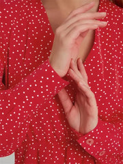 High Waist Mini Fashion Bandage Printed Casual Dress