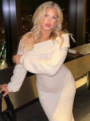 Drawstring Folds Cut One Shoulder Mesh Fit Club Casual Dress