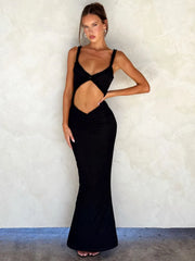 Lace Hollowed Out Summer Maxi Dress