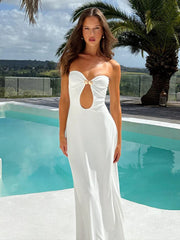 Bodycon Elegant Long Off Shoulder Backless Nightclub Sexy Spring Summer Maxi Dress