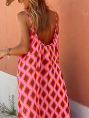 Vintage Summer Sleeveless Sexy Off Shoulder Boho Dress