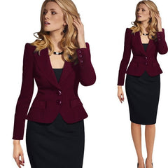 Fashion Single Breasted Casual Elegant Short Blazers