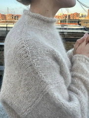 Elegant Solid Round Neck Basic Knitted Pullover Fashion Long Sleeves Sweater