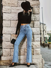 Stretch High Skinny Bell Double Trouser