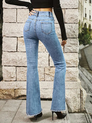 Stretch High Skinny Bell Double Trouser