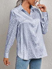 Leopard Print Luxury Blouse