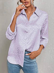 Leopard Print Luxury Blouse