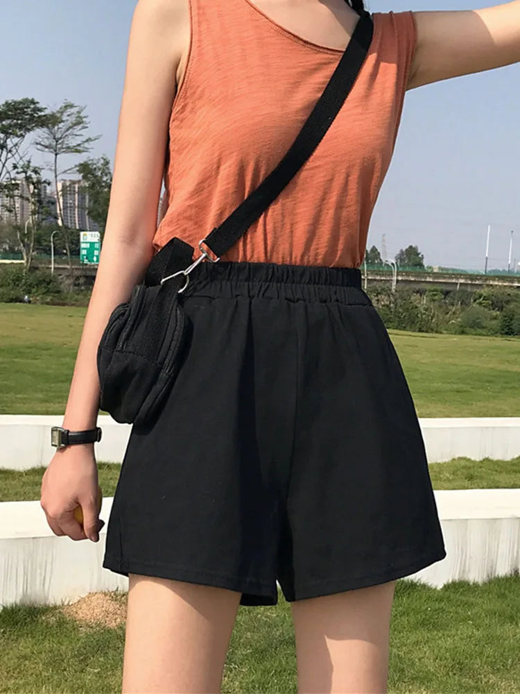 Summer Fashion NEW Casual Clothes Solid color egan Hip hop punk Pocket dropshipping harajuku Vintage Short