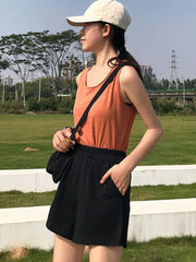 Summer Fashion NEW Casual Clothes Solid color egan Hip hop punk Pocket dropshipping harajuku Vintage Short