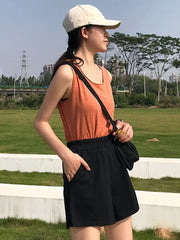 Summer Fashion NEW Casual Clothes Solid color egan Hip hop punk Pocket dropshipping harajuku Vintage Short
