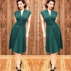 Stretch High Waist Elegant Dress Ladies Evening Party Formal Work Business Office Bodycon Midi Dress