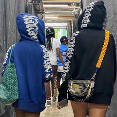 Zip Up Streetwear Letter Printed Hoodies