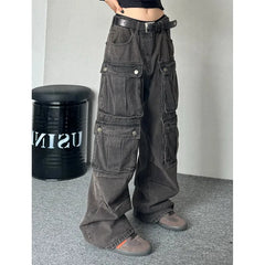 WomenBaggy Cargo Jeans Pants