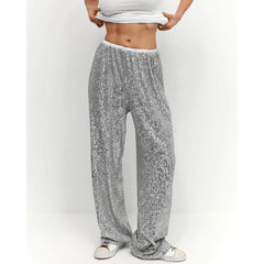 InsY2K Pearl Straight Mop Fall/Winter Pants