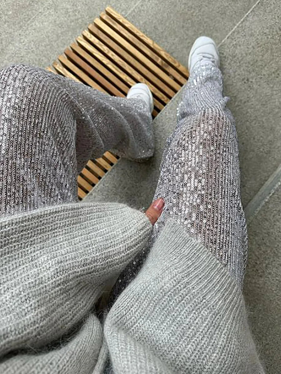 InsY2K Pearl Straight Mop Fall/Winter Pants
