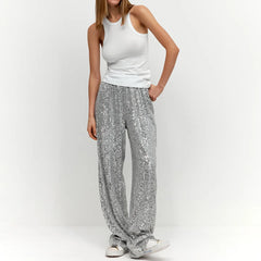 InsY2K Pearl Straight Mop Fall/Winter Pants