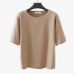 Short Sleeve Basic Oversized Tee