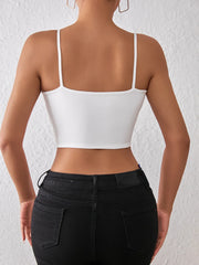 WomenColor Cami Crop Top Sleeveless Crop Top