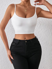 WomenColor Cami Crop Top Sleeveless Crop Top