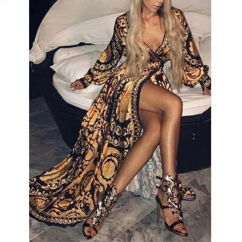 Casual Summer Beach Holiday Cocktail Party Boho Dress