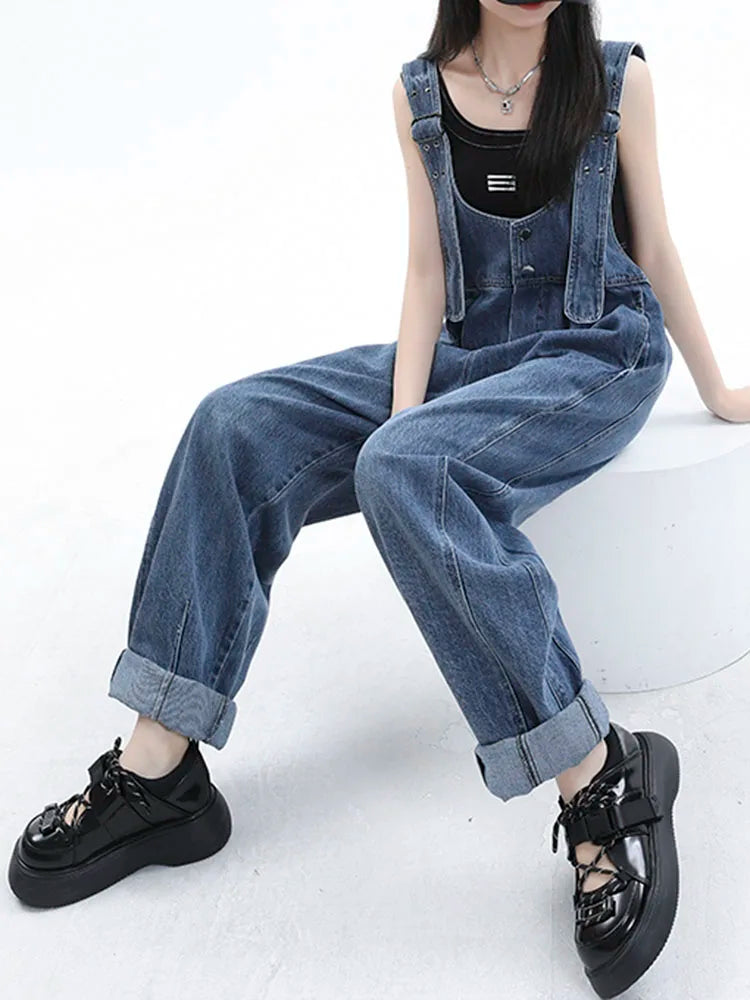 Vintage Harajuku Wide-leg Casual Baggy Hole Streetwear Jeans