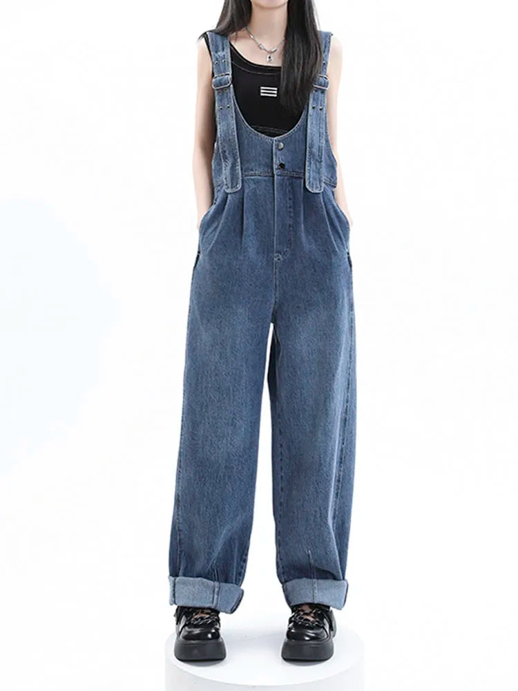 Vintage Harajuku Wide-leg Casual Baggy Hole Streetwear Jeans
